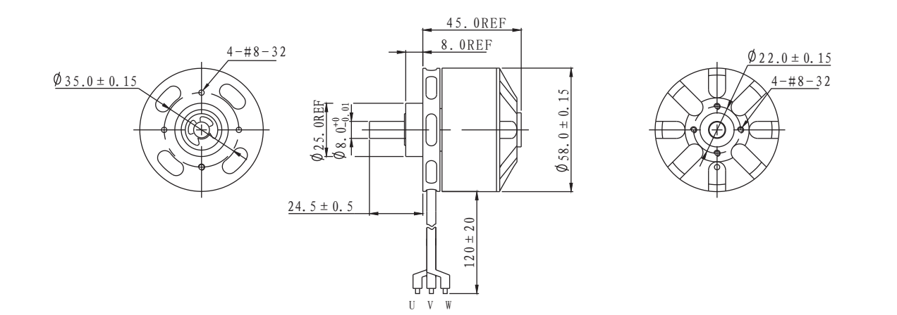 OT-EM5845无刷机电|电开东西马达|空调电扇机电|无人机机电-万至达机电