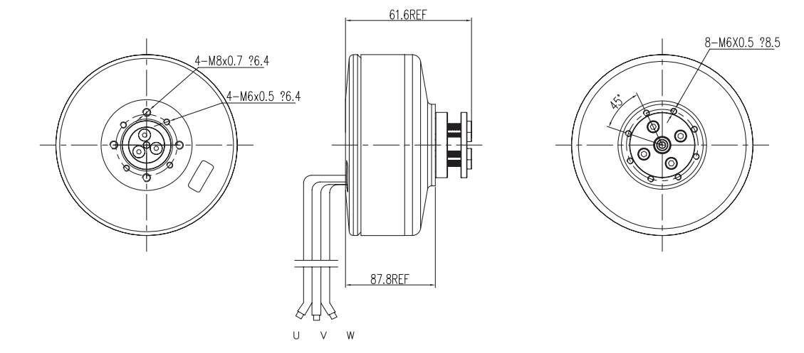 OT-EM9045无刷机电|植保机机电|产业微型机电|无人机机电-万至达机电