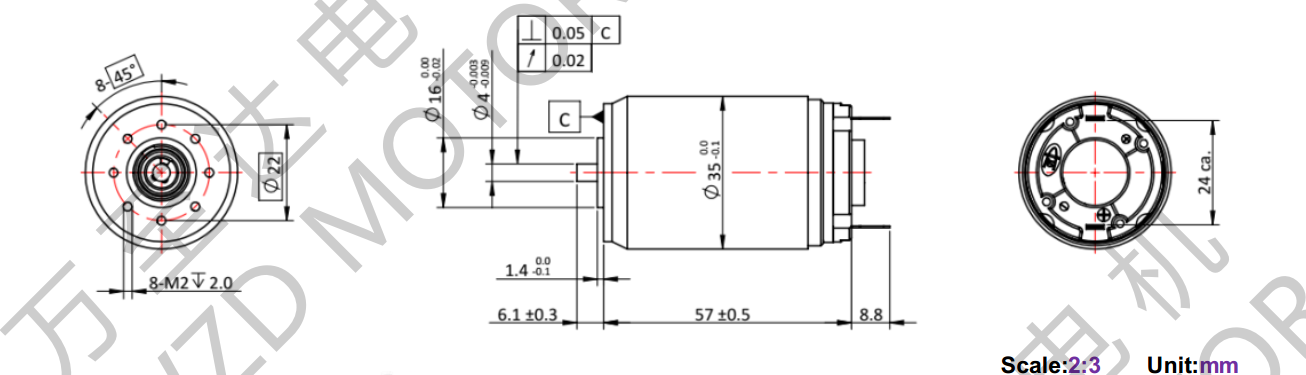 OT-CM3557空心杯机电-万至达机电