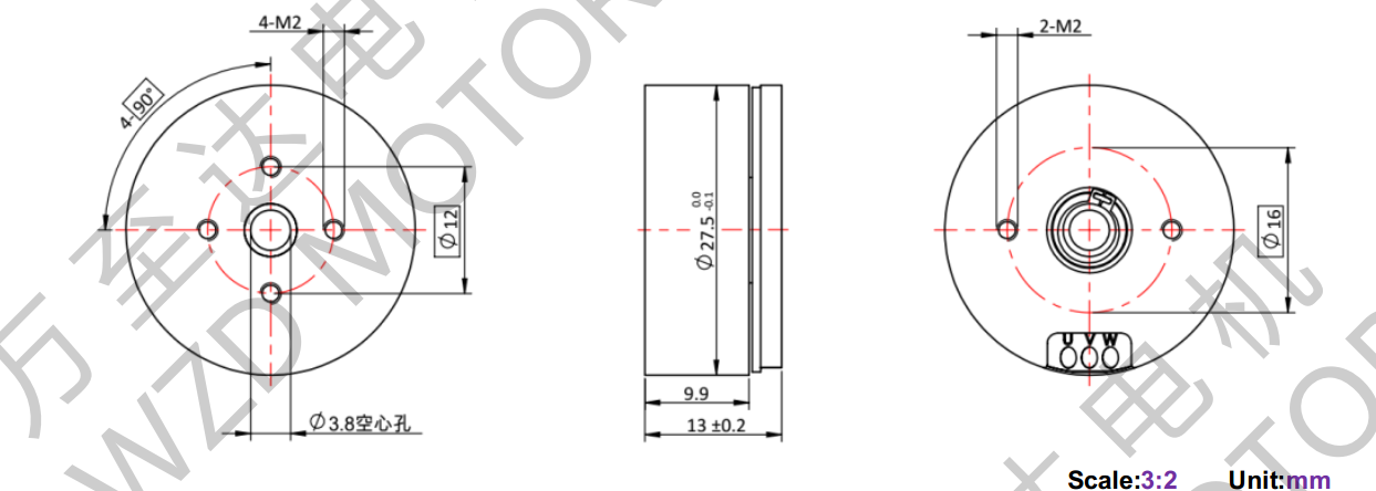 OT-EM2813BLDC无刷机电-万至达机电