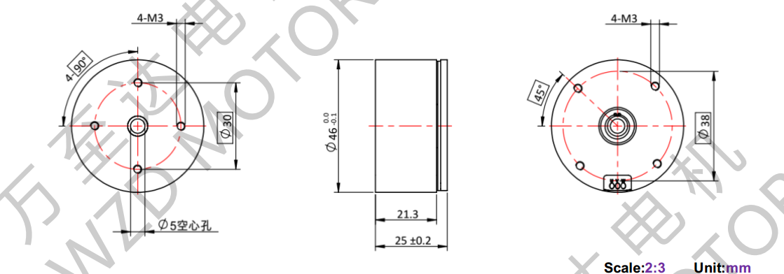 OT-EM4625BLDC无刷机电-万至达机电