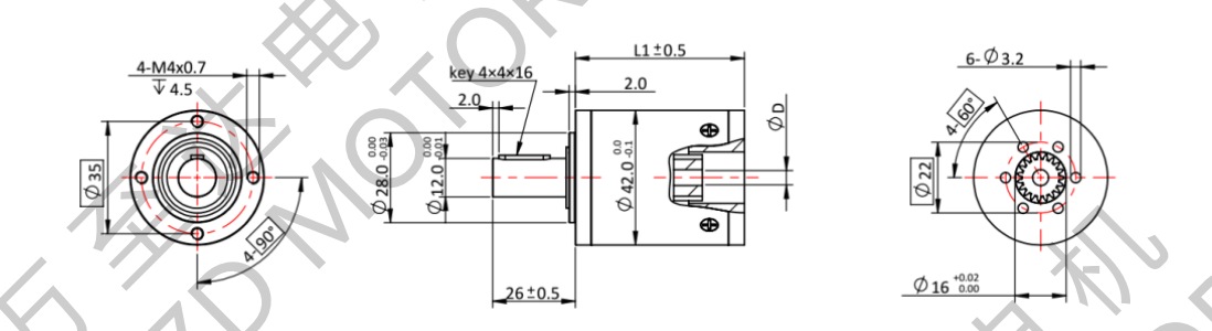 OT-42LGP行星齿轮箱-齿轮箱-万至达机电