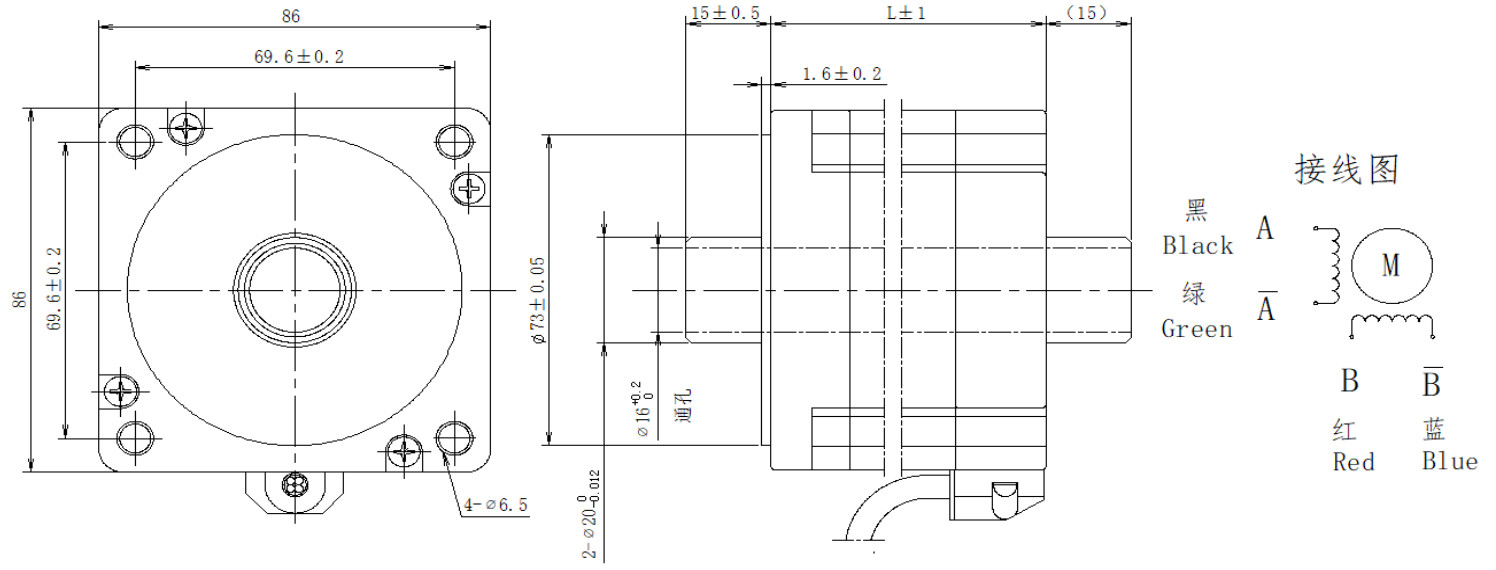 86系列空心轴机电布局