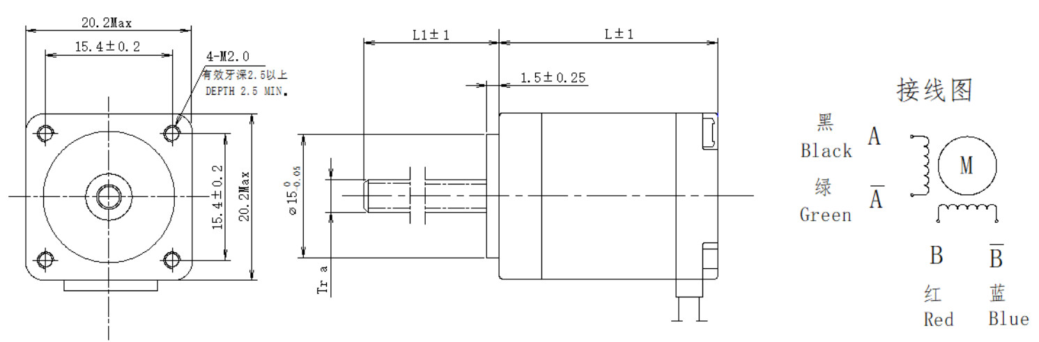 20系列丝杆机电布局
